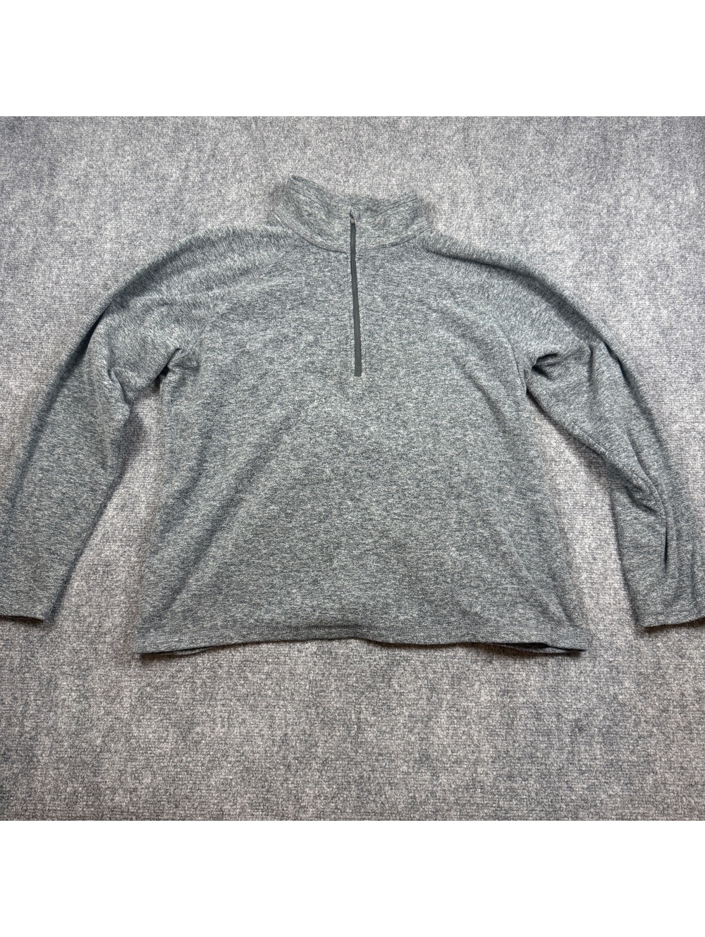 Eddie Bauer Men's Gray 1/4 Zip Pullover Sweater Size 2XL